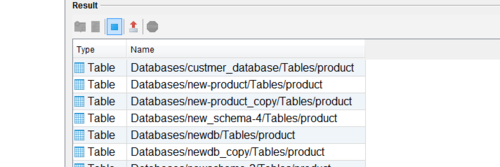 怎么使用DbVisualizer在數據庫連接下搜索表對象