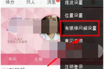 世紀佳緣怎么設置有眼緣問候語