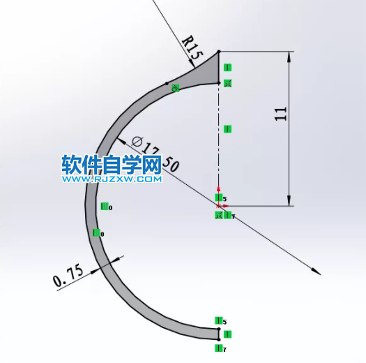 SolidWorks怎么畫個鐵指環