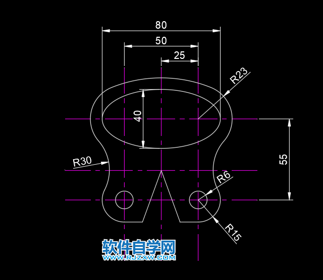CAD2022怎么畫二維實(shí)例圖一