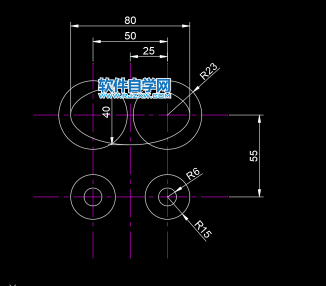 CAD2022怎么畫二維實(shí)例圖一