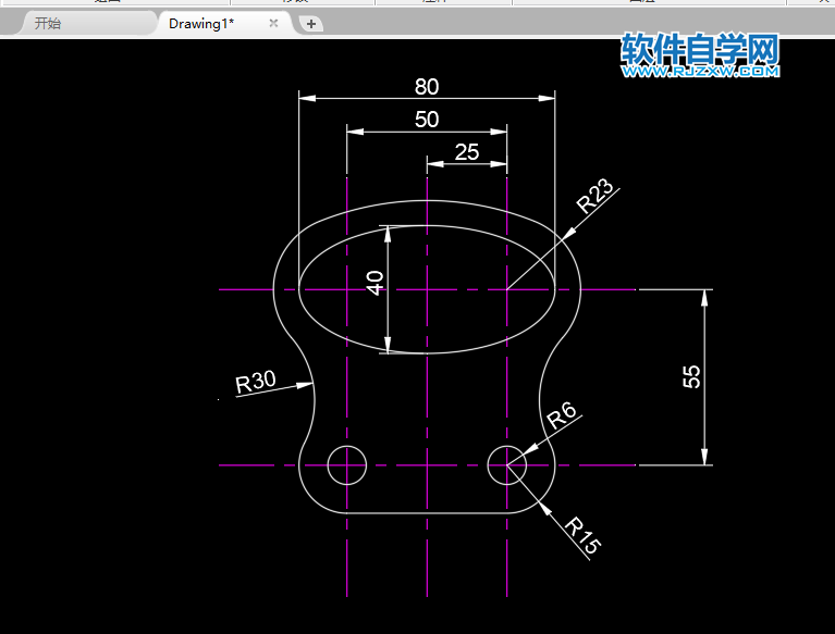CAD2022怎么畫二維實(shí)例圖一