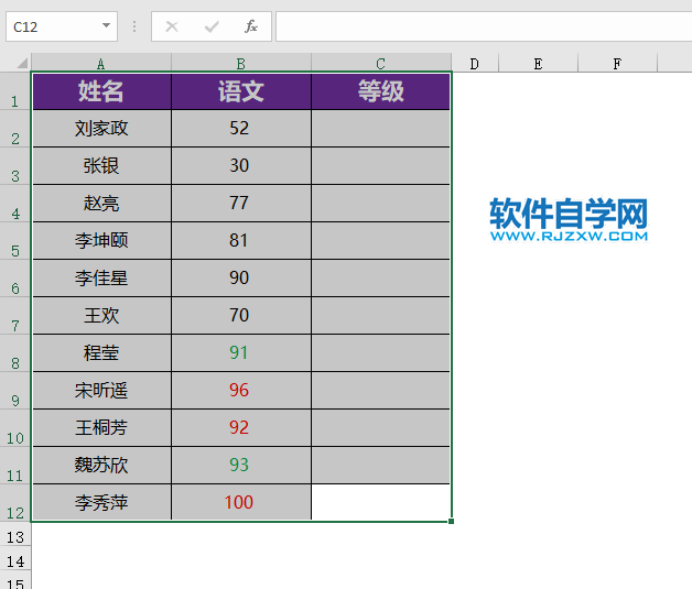 EXCEL2019怎么按字體顏色自動排序