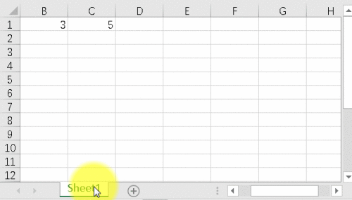 excel鼠標的雙擊使用方法