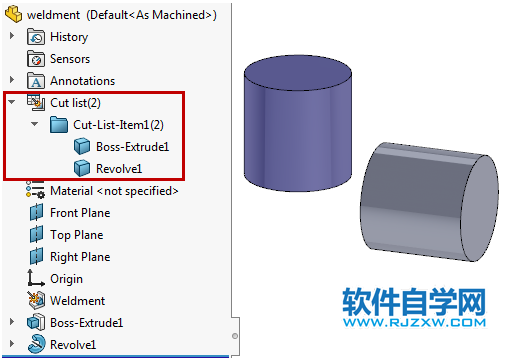 solidworks2020怎么使用切割清單排序選項(xiàng)