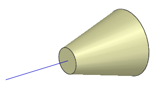 UG怎么使用圓弧直徑和頂點半角創建圓錐