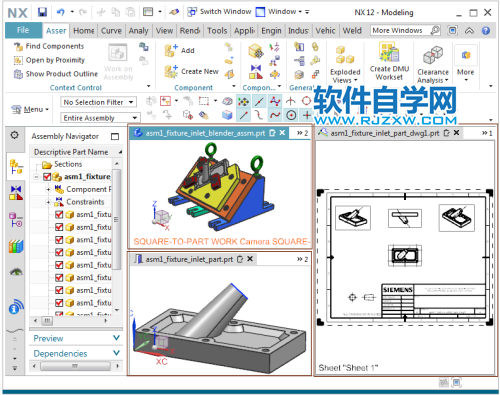 UGNX在多個窗口中查看設計