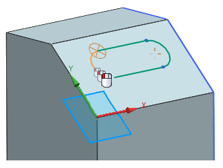 UG10.0基于平的面繪制草圖方法