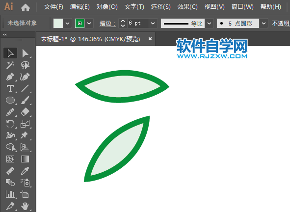 ai怎么畫(huà)橄欖水果圖案
