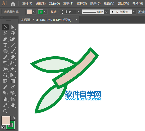 ai怎么畫(huà)橄欖水果圖案