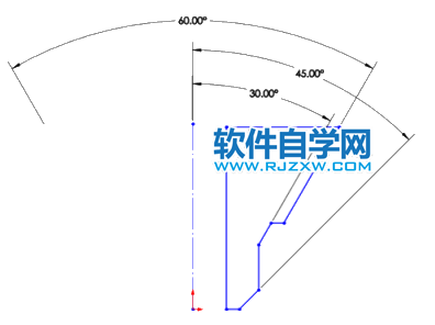 solidworks怎么創建對稱角度尺寸