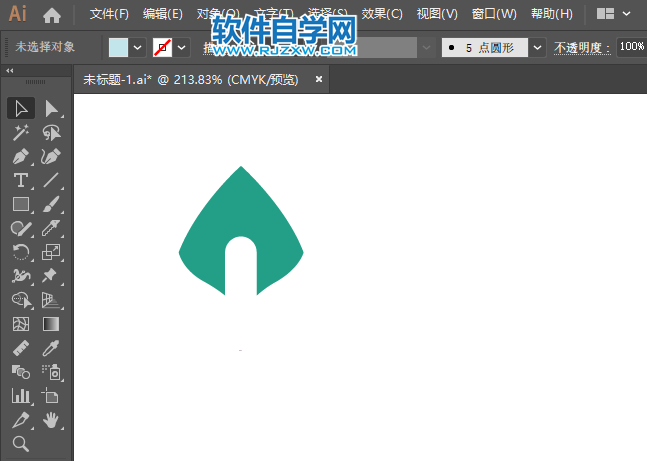 ai怎么畫百荷盆栽圖標