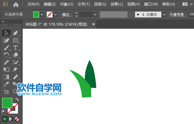 ai怎么畫蘆薈圖標(biāo)