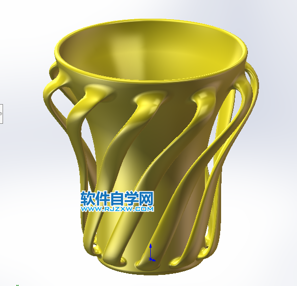 SolidWorks畫不燙手的水杯