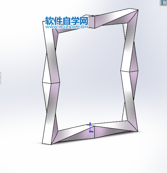 一個框架用SolidWorks畫法