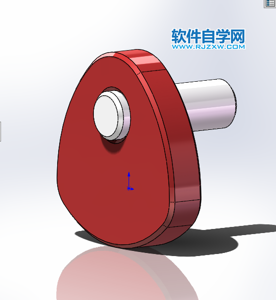 三角形凸輪機構用SolidWorks制作