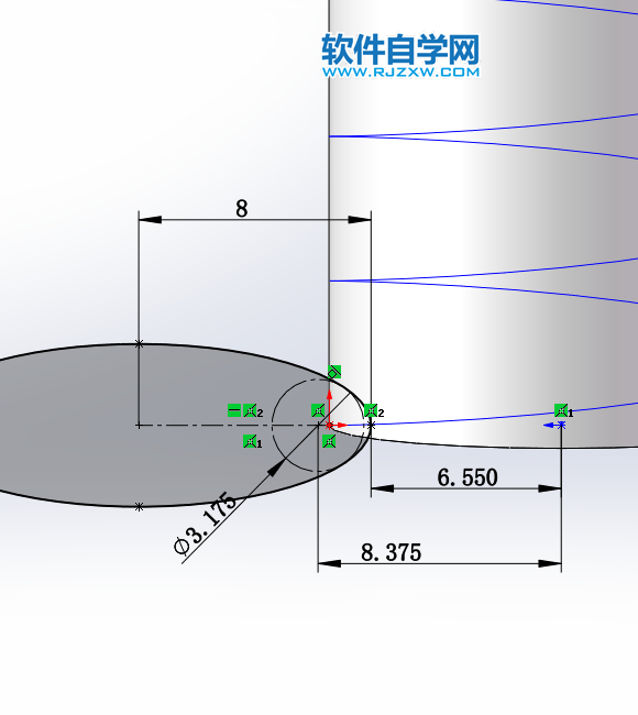 SolidWorks畫一根絲杠