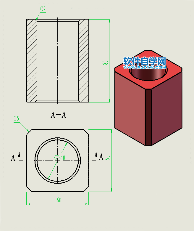SolidWorks旋轉期間保持方向不變的機構組裝