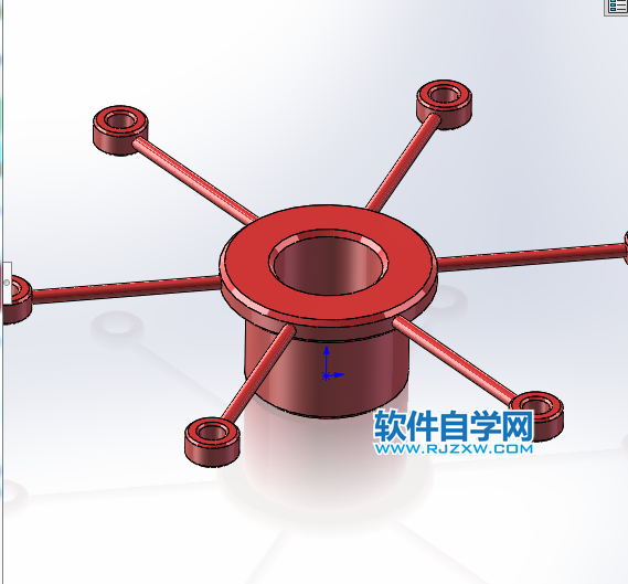 SolidWorks旋轉期間保持方向不變的機構組裝