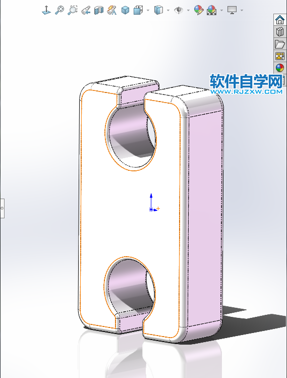 木塊沿梯子墜落動畫用SolidWorks制作