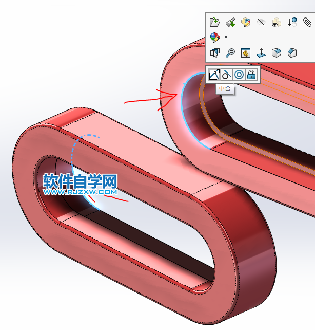 順斜坡向下翻滾的木桶用SolidWorks制作