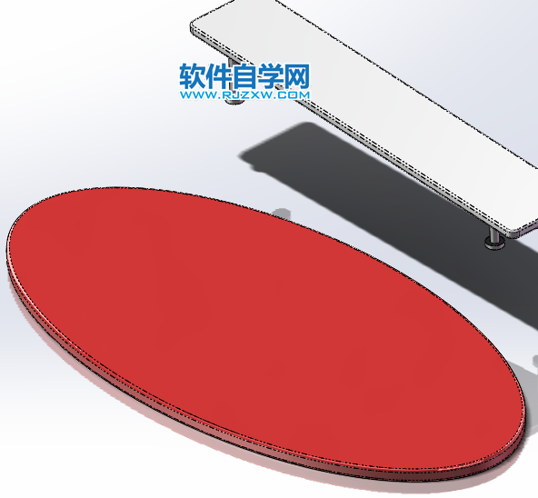 順斜坡向下翻滾的木桶用SolidWorks制作