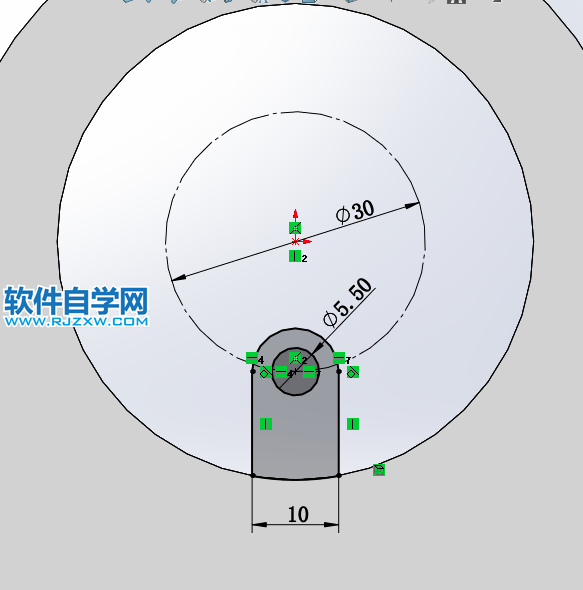 鈑金法蘭零件SolidWorks練習(xí)題畫(huà)法