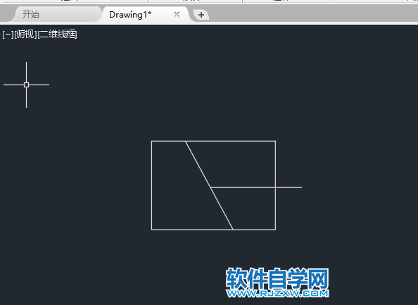 CAD中怎么找到外觀交點