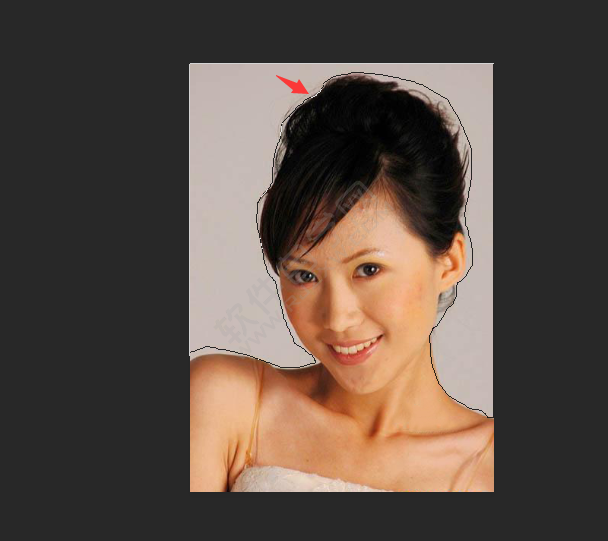 PS套索工具怎么摳圖