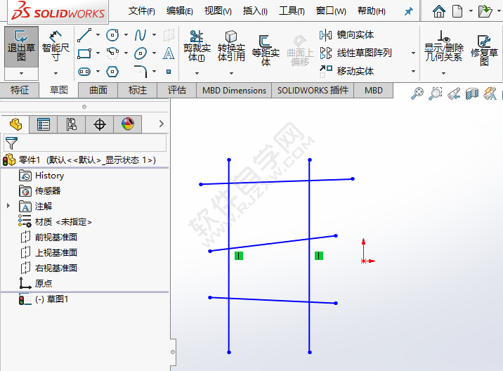 solidworks剪裁實(shí)體里的在外剪除怎么用