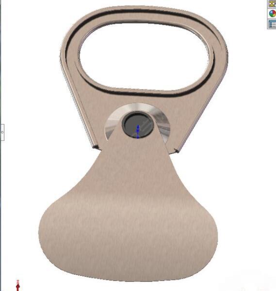 易拉罐拉環鈑金零件怎么用SolidWorks畫