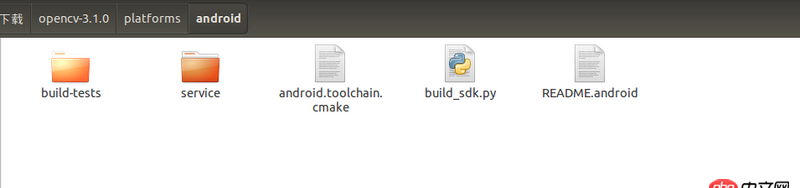 Android  openCV環境如何配置？我下的是openCV3.1.0, 和網上的版本不太一樣，該怎樣配置？