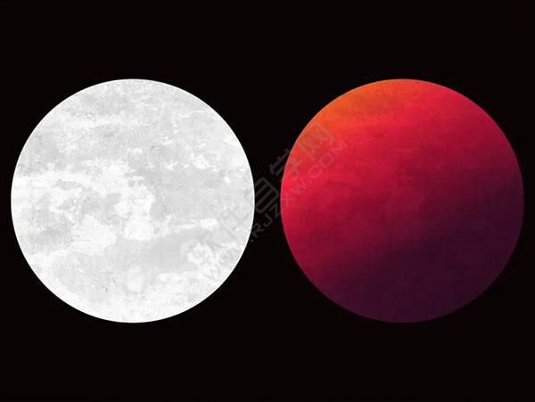 ai怎么畫一個紅色的星球