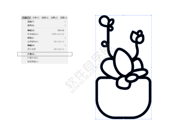 ai怎么畫多肉植物插畫