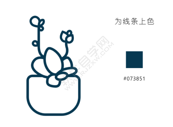 ai怎么畫多肉植物插畫