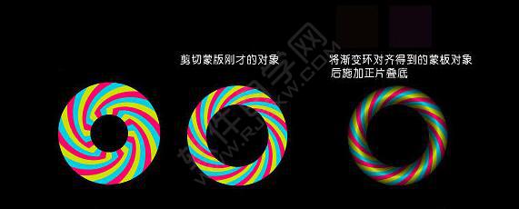 ai怎么制作彩色旋轉圓環效果