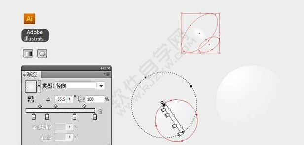 ai怎么制作夢(mèng)幻球形效果