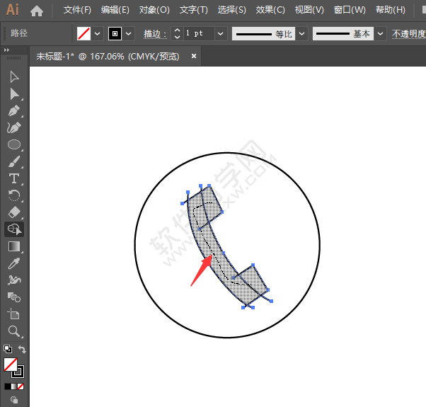 ai畫一個撥號圖標