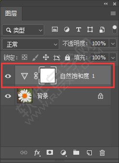 PS怎么增加自然飽和度圖層