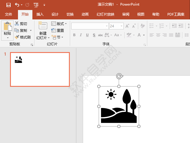 PPT怎么給對象加淡入視野效果