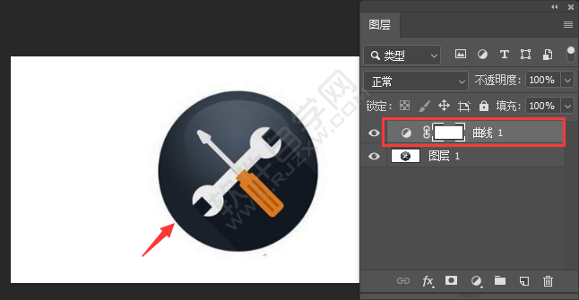 ps中曲線圖層怎么創建