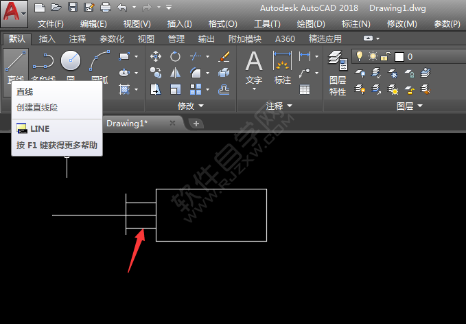 CAD除垢儀圖例的畫法