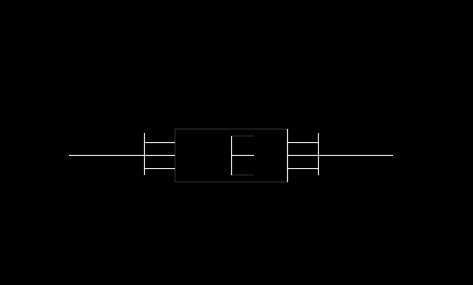 CAD除垢儀圖例的畫法