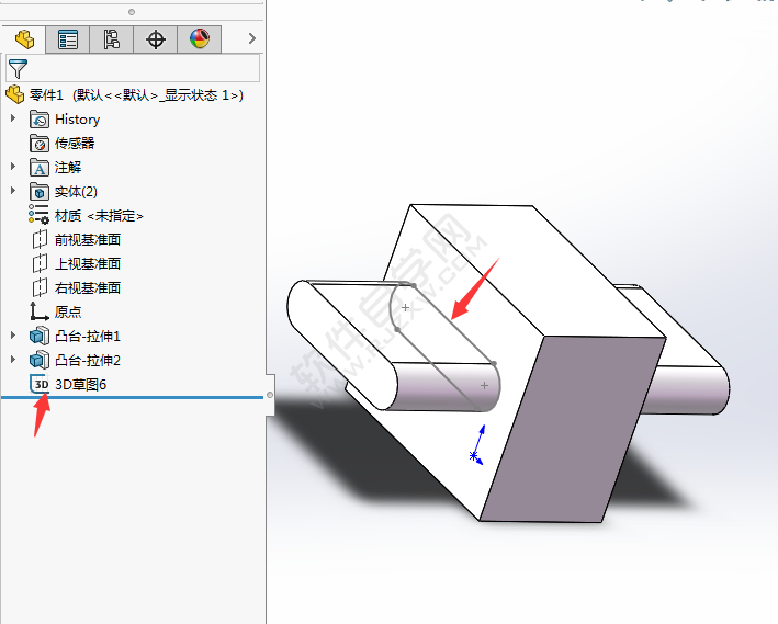 solidworks草圖相交曲線怎么用