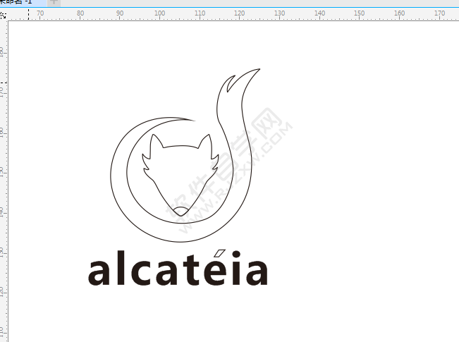 CDR設(shè)計以狐貍為元素的創(chuàng)意logo