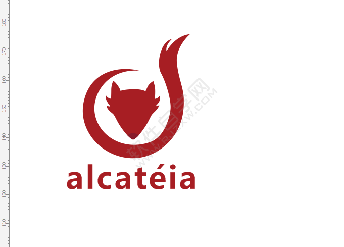 CDR設(shè)計以狐貍為元素的創(chuàng)意logo