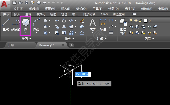 CAD定壓差閥圖例的畫法