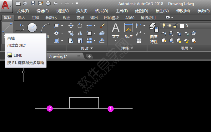 CAD矩形補償器的畫法
