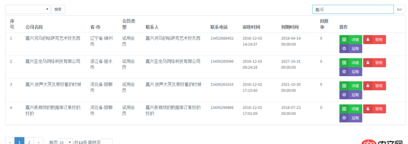 angular.js - AngularJS點擊搜索，實現數據變化