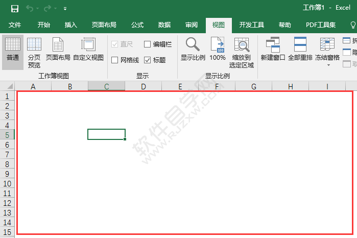 EXCEL2016怎么顯示或隱藏網(wǎng)格線的方法
